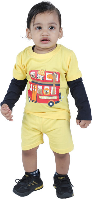 yellow t shirt for baby boy