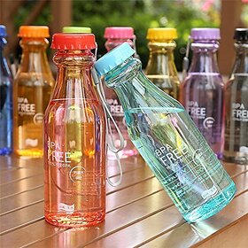 Kudos Enterprise Portable Fashionable Leak-Proof Unbreakable Plastic for Juice, Sport, Camping, Outing (Assorted)- 650ml