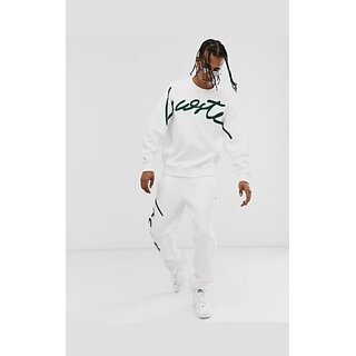                       Yellow Tree Mens Polyester White Tracksuit                                              