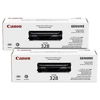                       Canon 328 Dual Pack Black Toner Cartridge MF4450 MF-4450 MF4412 MF-4412 MF4550 MF-4550 MF4570 MF-4570                                              