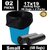 60 Pcs Garbage Bags/Dustbin Bags Small, 17x19 Inches (Black, Pack of 2 Roll)