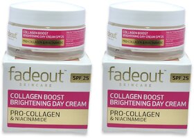 Fadeout Collagen Boost Brightening Day Cream 50g (Pack of 2)