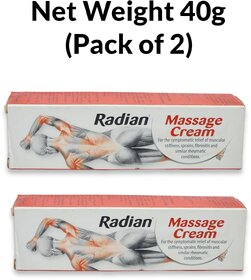 Radian Massage Cream 40g (Pack of 2)