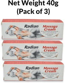 Radian Massage Cream 40g (Pack of 3)
