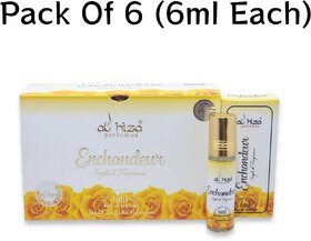 Al hiza perfumes Enchandeur Roll-on Perfume Free From Alcohol 6ml (Pack of 6)