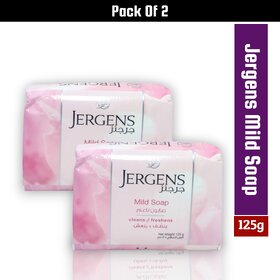 Jergens Mild Soap Cleans and freshens 125g (Pack of 2)