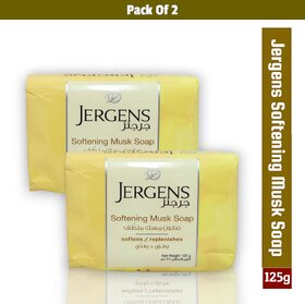 Jergens Softening Musk Soap 125g (Pack of 2)
