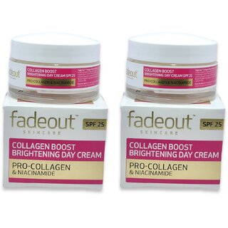 Fadeout Collagen Boost Brightening Day Cream 50g (Pack of 2)