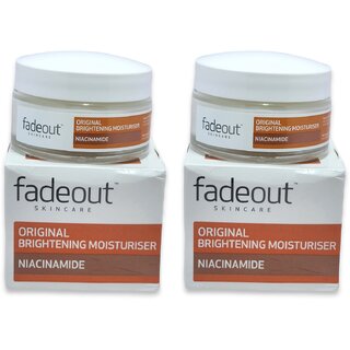 Fadeout Original Brightening Moisturiser Cream 50g (Pack of 2)