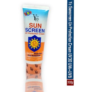 Yc Sunscreen Uv Protection Cream UV30 UVA+UVB 100g