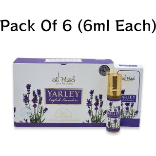                       Al hiza perfumes Yarley Roll-on Perfume Free From Alcohol 6ml (Pack of 6)                                              
