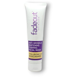                       Fadeout Anti Wrinkle Whitening Foaming Facial Wash 100ml                                              