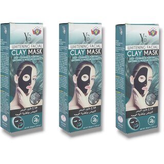                       Yc Whitening Facial Clay Mask 100ml (Pack of 3)                                              
