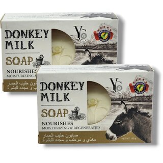 Yc Donkey Milk Nourishes Moisturizing and Regenerated 130g (Pack of 2) Yc Donkey Milk Nourishes Moisturizing and Regenerated 130g (Pack of 2)