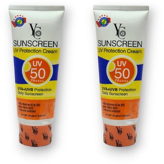                       Yc Sunscreen Uv Protection UV50 Pa++++ 100g (Pack of 2)                                              