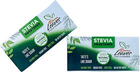 Divine Leaves Stevia Powder Sachets  Natural Sweetener