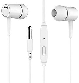 3.5MM Universal in-Ear Wired Earphone with Mic Earbuds Headset for iOS Android Computer Earphone