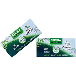 Divine Leaves Stevia Powder Sachets  Natural Sweetener
