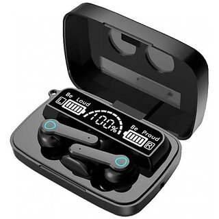 Seashot M19 Earbuds Headphones with  Bluetooth Headset  (Black, True Wireless)