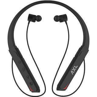                       AXL GN01 Falcon Wireless Gaming Neckband Up to 30Hrs Playtime, Bluetooth 5.0, 3D Sound Quality with Mic (Black)                                              