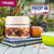 Trueware Foody 1 Lunch Box 1 Plastic Containers Tiffin Insulated Lunch Box Outer Plastic Body BPA Free200 ml x 1- Brown