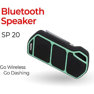 MEPL Bluetooth Speaker Green Colour with Data Cable with Super bass Bluetooth Speaker for All Smart phones perfect for o