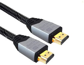 MEPL High Speed HDMI To HDMI Cable Nylon braiding, Heavy Metal, Gold Plating, Copper HDMI Cable (Compatible with 4k UHDT