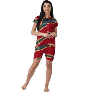                       Kismat Fashion Stylish Top & Short Set                                              