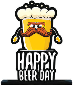 Homeberry Happy Beer Day - Table Decorative Miniature