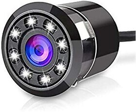 8 Led Hd Car Reverse Parking Camera 18.5 Mm 180 Degree Waterproof, Wide Angle, Guided Parking, Night Vision