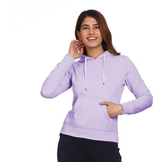 Roarers Womens Purple Fleece Sweatshirt