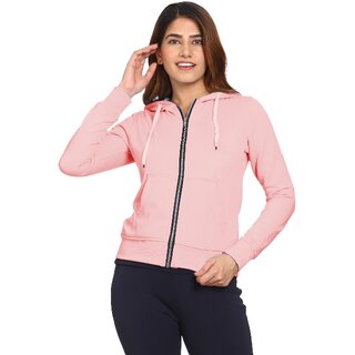 Roarers Womens Pink Fleece Sweatshirt