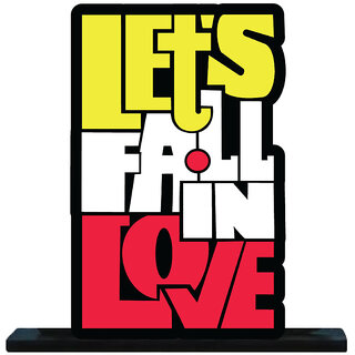                       Homeberry Let'S Fall In Love - Table Decorative Miniature                                              