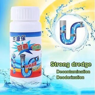                       Powerful Sink  Drain Cleaner drainage Block Remover Toilet, Drain Opener (100g)                                              