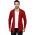 Roarers Mens Hooded Solid Maroon Shrug