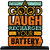 Homeberry A Good Laugh Recharge Your Battery - Table Decorative Miniature