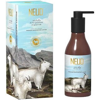                       Neud Goat Milk Premium Moisturizing Lotion For Men & Women 1 Pack (300 Ml)                                              