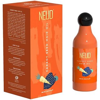                      Neud Carrot Seed Premium Hair Oil For Men & Women - 1 Pack (300Ml) Hair Oil (300 Ml)                                              
