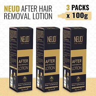                       Neud After Hair Removal Lotion For Skin Care In Men & Women 3 Packs (100 Gm Each) (300 G)                                              