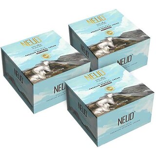                       Neud Goat Milk Premium Skin Renewal Cream For Men & Women - 3 Packs (50G Each) (150 G)                                              