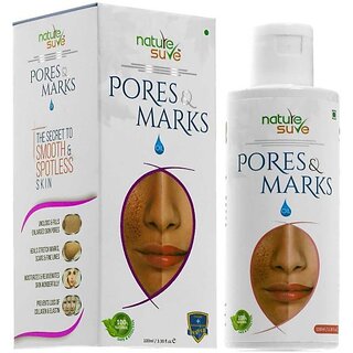                       Nature Sure Pores And Marks Oil - 1 Pack (100Ml) For Enlarged Skin Pores, Stretch Marks And Fine Lines (100 Ml)                                              