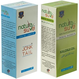                       Nature Sure Jonk Tail And Kalonji Tail (Black Seed Oil) 110Ml Hair Oil (220 Ml)                                              