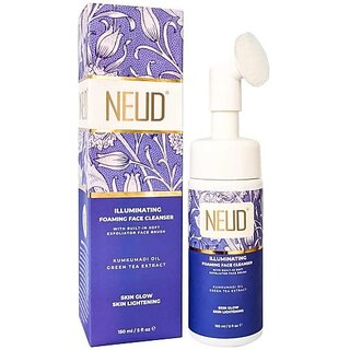                       Neud Illuminating Foaming Face Cleanser - 1 Pack (150Ml) Face Wash (150 Ml)                                              