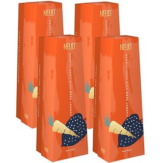                       Neud Carrot Seed Premium Hair Conditioner For Men & Women - 4 Packs (300Ml Each) (1200 Ml)                                              