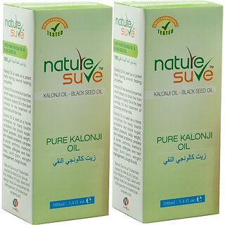                       Nature Sure Kalonji Oil (Nigella Sativa-Black Cumin Seed)-200Ml - 100% Pure & Natural Kalonji (200 Ml)                                              