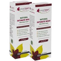 Everteen Witch Hazel Natural Intimate Wash For Feminine Intimate Hygiene In Moms 2 Packs (105Ml Each) Intimate Wash (210 Ml, Pack Of 2)
