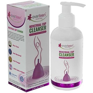 Everteen Menstrual Cup Cleanser With Plants Based Formula For Women - 1 Pack (200 Ml) Intimate Wash (200 Ml, Pack Of 1)