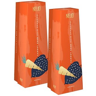                       Neud Carrot Seed Premium Shampoo For Men & Women - 2 Packs (300Ml Each) (600 Ml)                                              