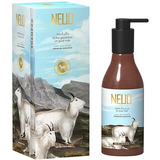                       Neud Goat Milk Premium Shampoo For Men & Women - 1 Pack (300 Ml)                                              