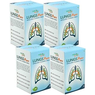                       Nature Sure Lungs Pure Capsules For Men & Women 4 Packs (4 X60 Capsules) (4 X 60 No)                                              